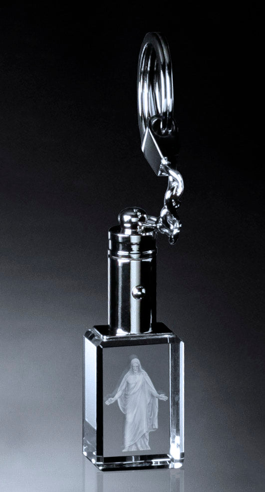 Crystal Christus Keychain